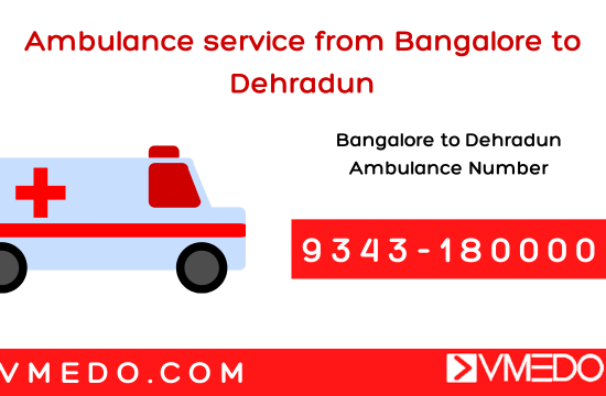 ambulance service from Bangalore to Dehradun