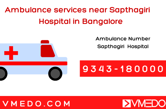 Ambulance service near Sapthagiri Hospital in Bangalore