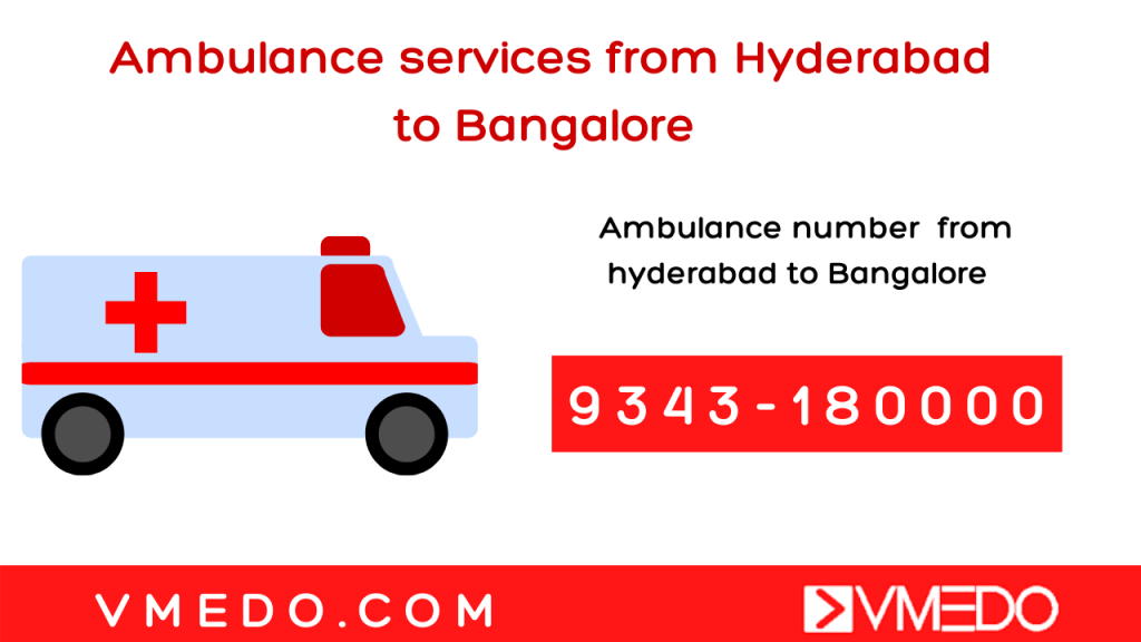 Ambulance service from Hyderabad to Bangalore
