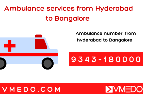 Ambulance service from Hyderabad to Bangalore